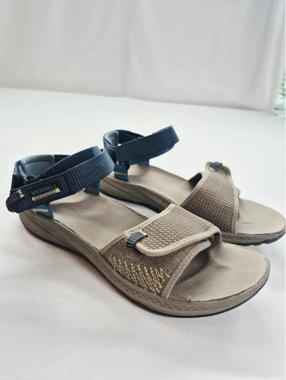 Merrell Women's Bravada Backstrap Sandals Shoes Women's 9 Gray Blue
